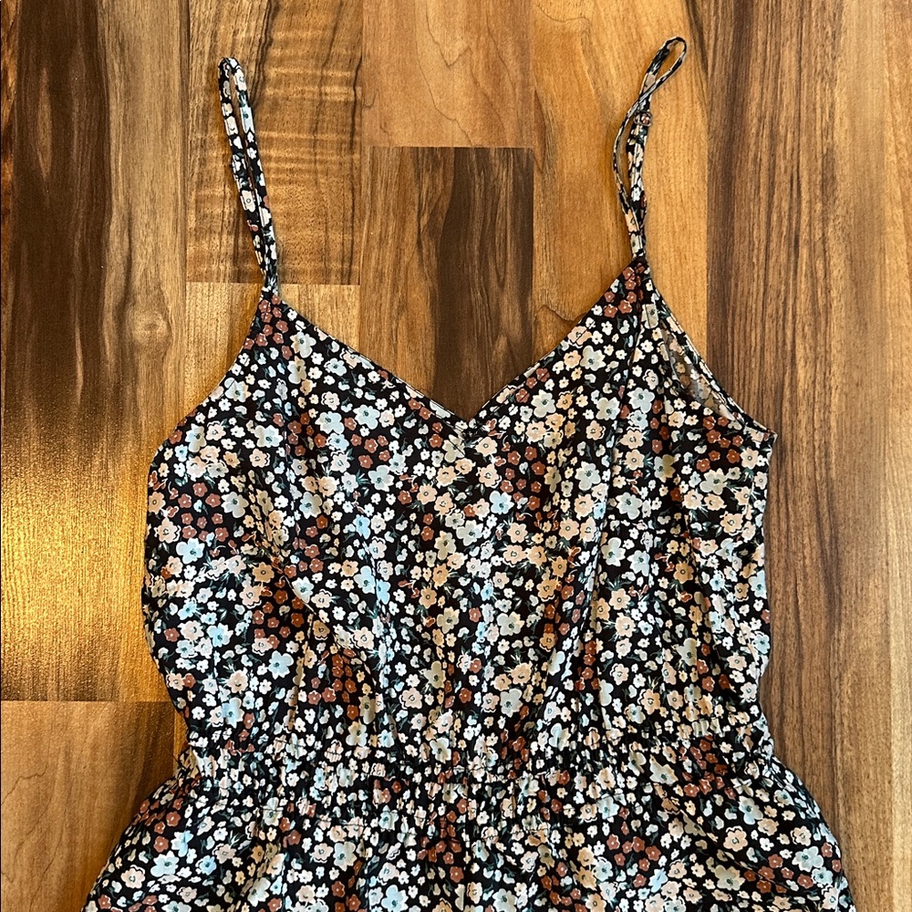 Floral Spaghetti Strap Jumpsuit - Picture 3 of 6
